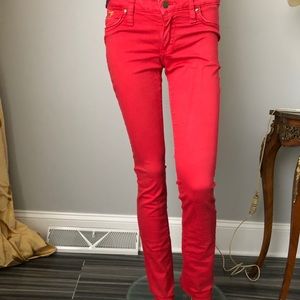 Robin’s Jean red skinny jeans, sz.27, mint